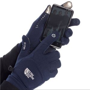 The North Face Navy etip Gloves, Navy, Unisex S